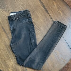 Women's Refuge Black Washed Skinny Jeans